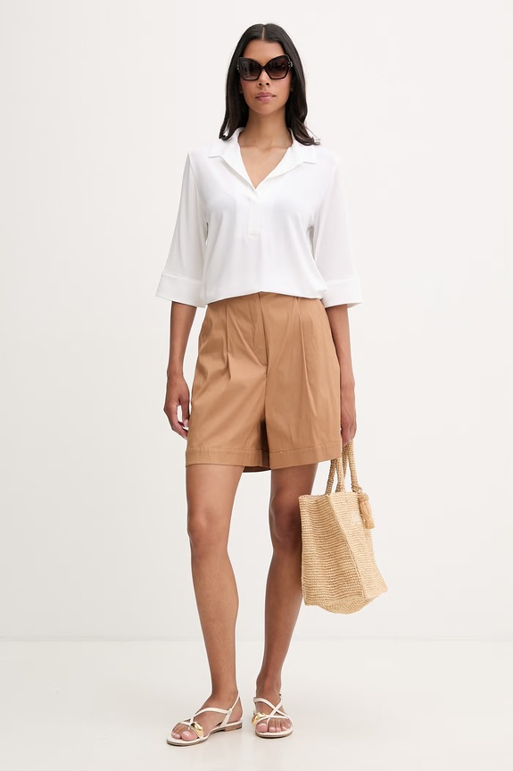 Max Mara Beachwear пляжні шорти жіночі MEDEOLA 2616141029600 коричневий SS26