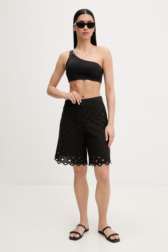 Max Mara Beachwear pantaloni scurți de plajă pentru femei UGUALE 2616781039600 negru SS26