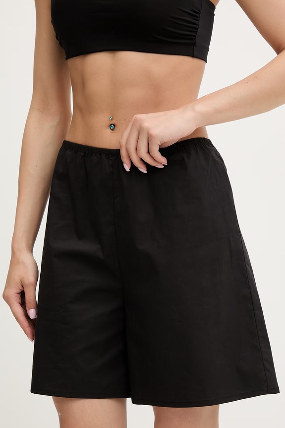 Max Mara Beachwear pantaloni scurți de plajă pentru femei UGUALE negru 2616781039600