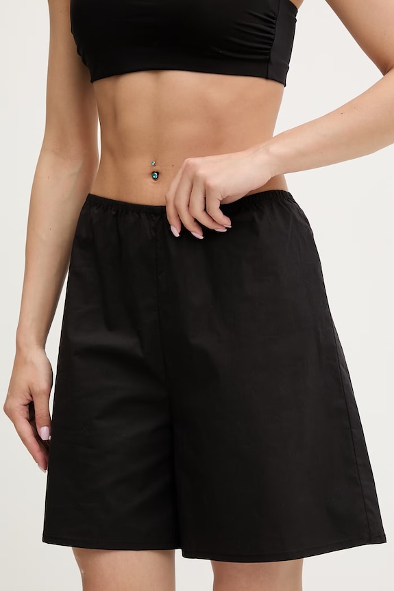 Max Mara Beachwear pantaloni scurți de plajă pentru femei UGUALE negru 2616781039600