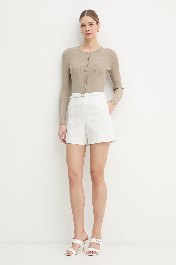 Marciano by Guess κομψά σορτς γυναικεία με βαμβάκι G6GD10.W1893 μπεζ SS26