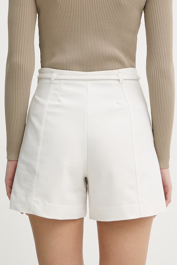 Ρούχα Marciano by Guess κομψά σορτς γυναικεία με βαμβάκι G6GD10.W1893 μπεζ