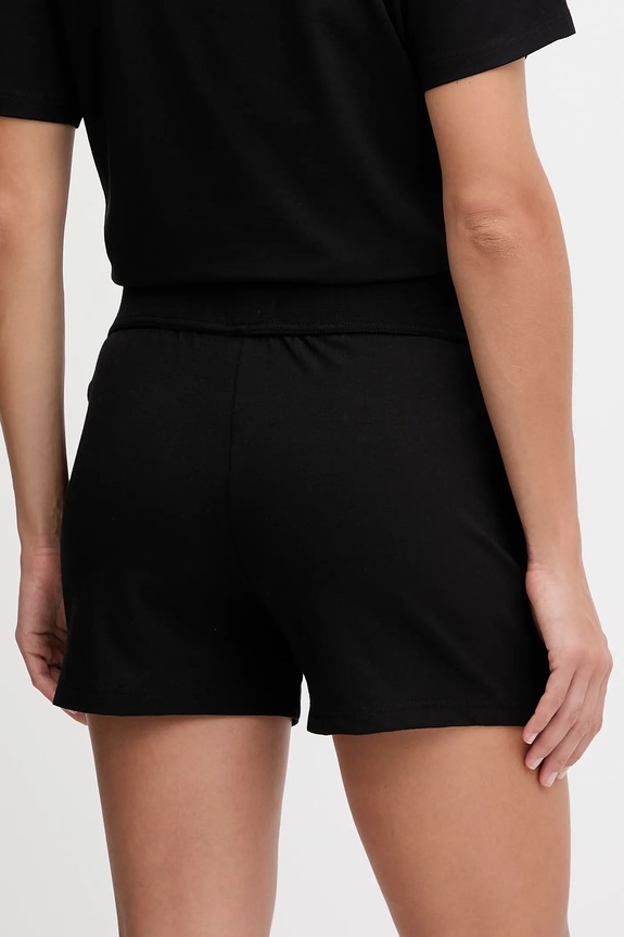 Oblečenie HUGO šortky dámske s bavlnou SIGNATURE_SHORT 50556815 čierna