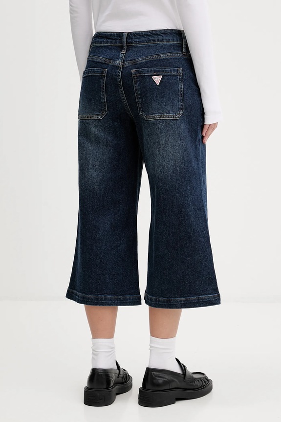 Oblečenie Rifľové krátke nohavice Guess Originals W6RA2Q.D4ONB tmavomodrá