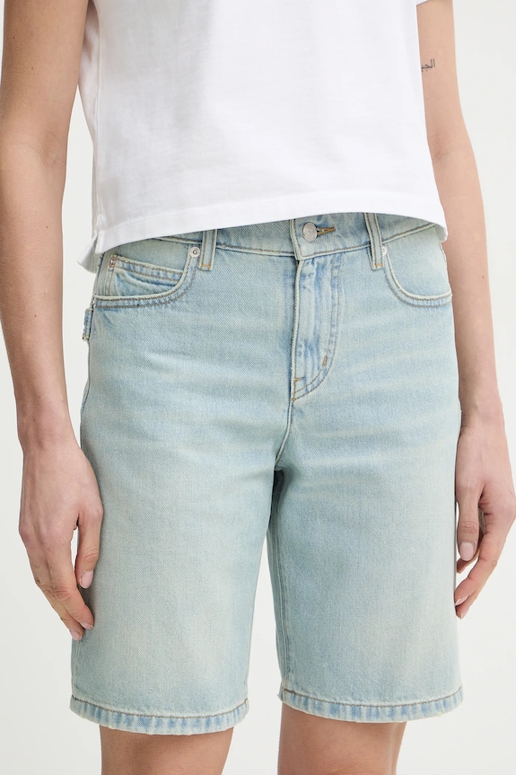 ZADIG&VOLTAIRE pantaloni scurți jeans jeans albastru WWBS01161