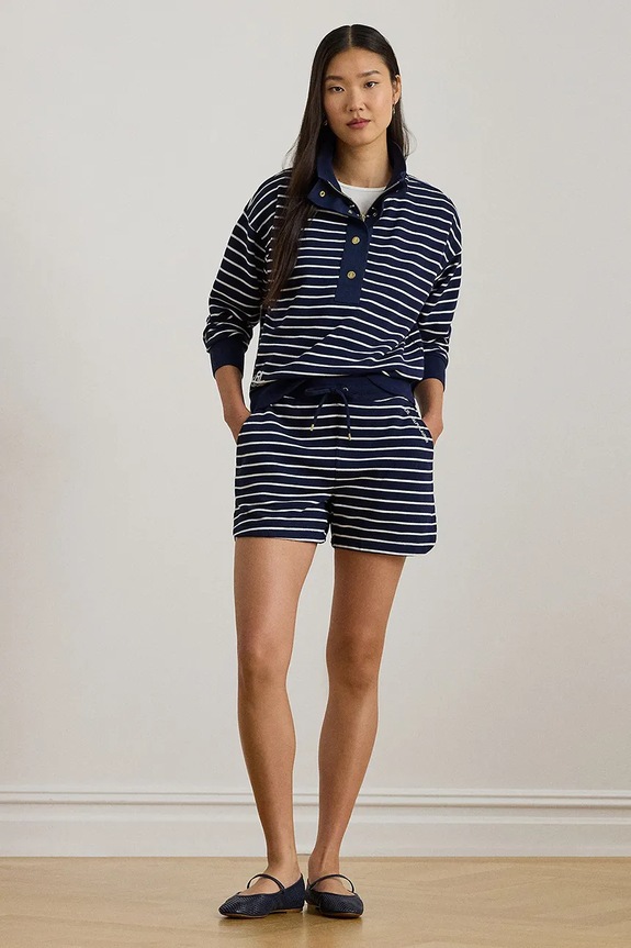 Oblečenie Šortky Lauren Ralph Lauren 200P03757 tmavomodrá