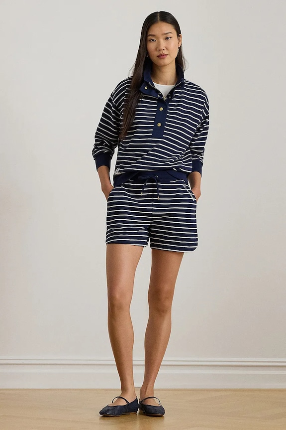 Oblečenie Šortky Lauren Ralph Lauren 200P03757 tmavomodrá