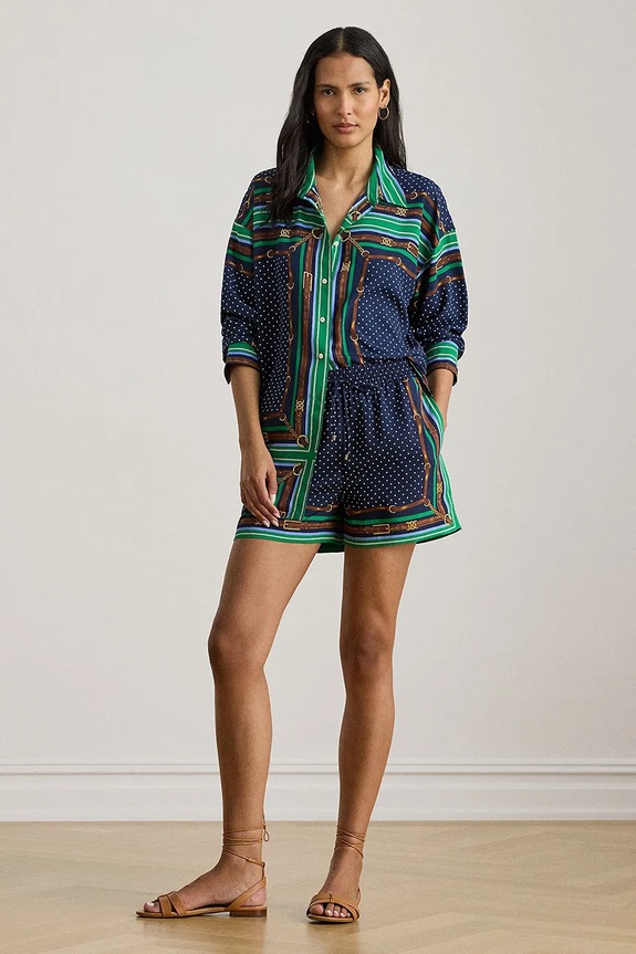 Îmbrăcăminte Lauren Ralph Lauren pantaloni scurti 200B20822 albastru