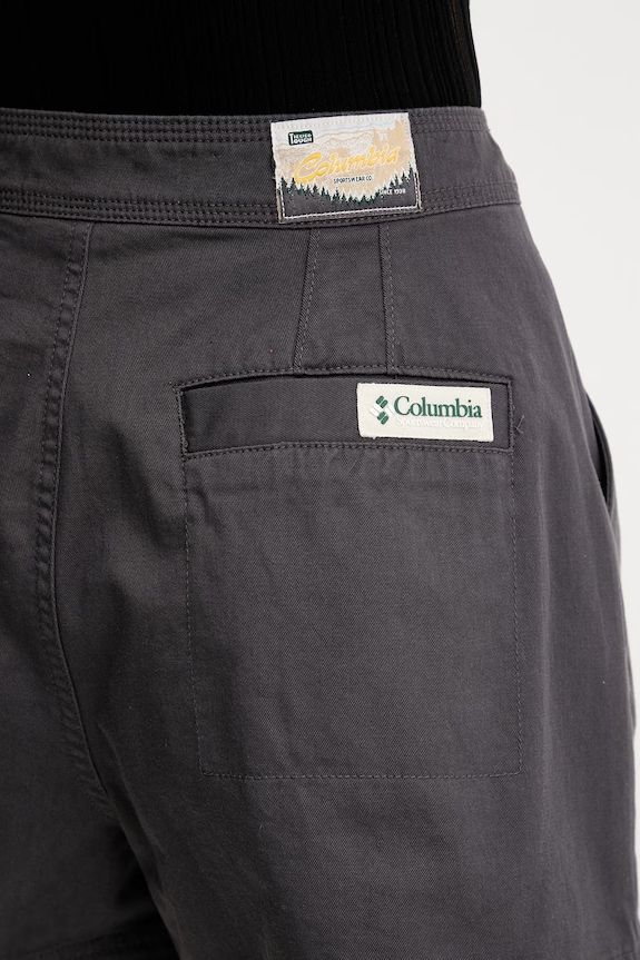 Columbia szorty damskie bawełniane z elastanem Acker Rock szary 2157091