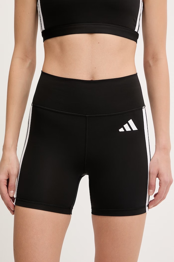 Σορτς προπόνησης adidas Performance Optime Essentials απλικέ μαύρο JD6536