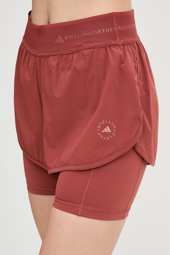 Σορτς προπόνησης adidas by Stella McCartney πορτοκαλί JY8147