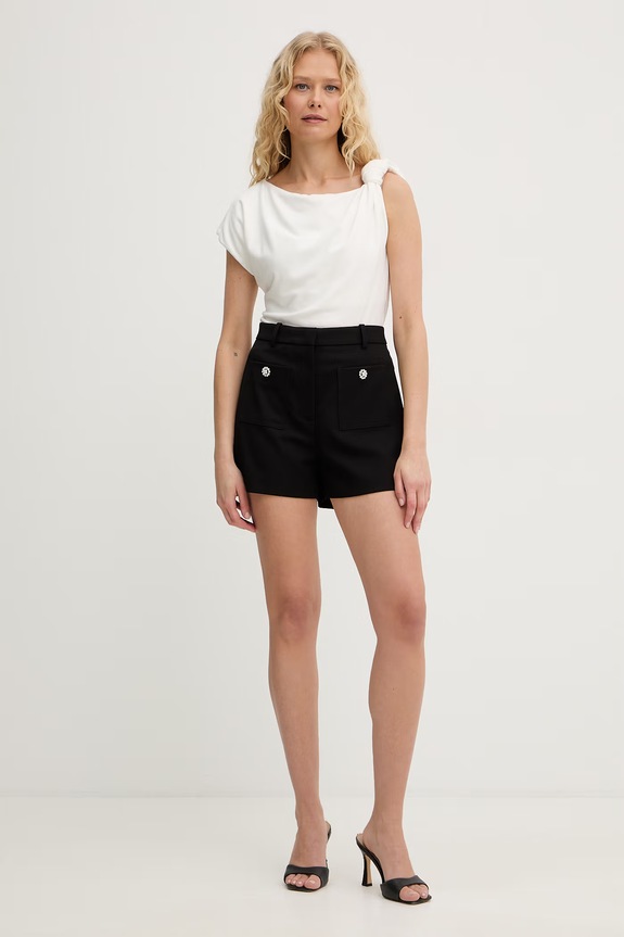 Pinko szorty damskie 106483.A32G czarny SS26