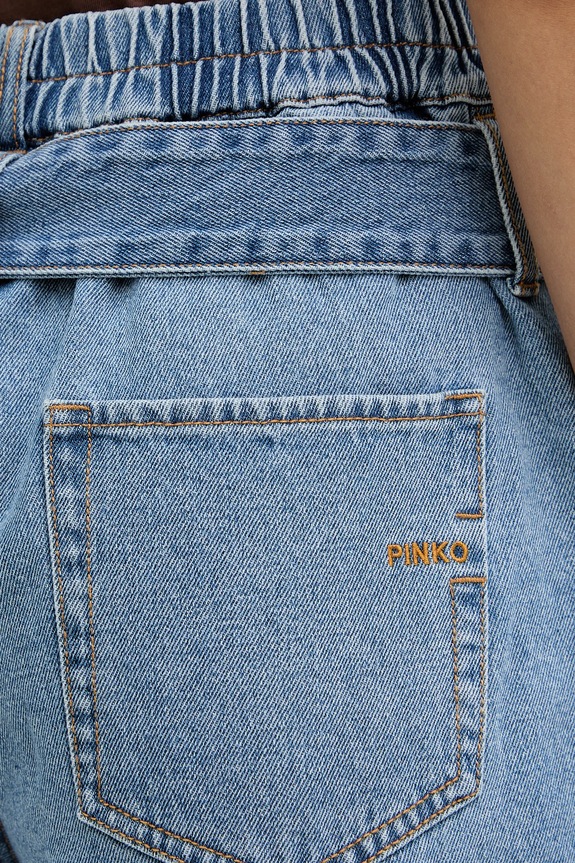 Pinko pantaloni scurți jeans albastru 106258.A3A9