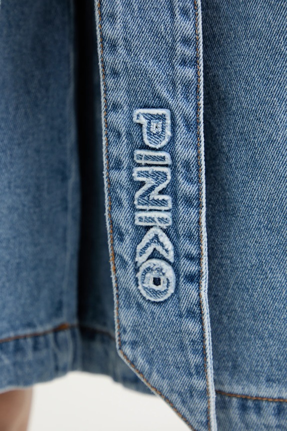 Pinko pantaloni scurți jeans 106258.A3A9 albastru