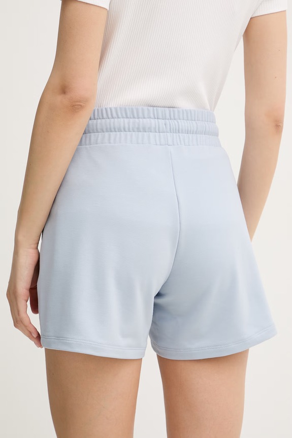 Oblečenie EA7 Emporio Armani Šortky dámske s viskózou AF12482.7W000269 modrá