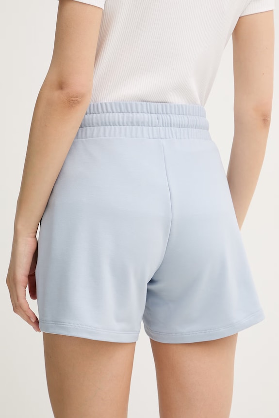 Oblečenie EA7 Emporio Armani Šortky dámske s viskózou AF12482.7W000269 modrá