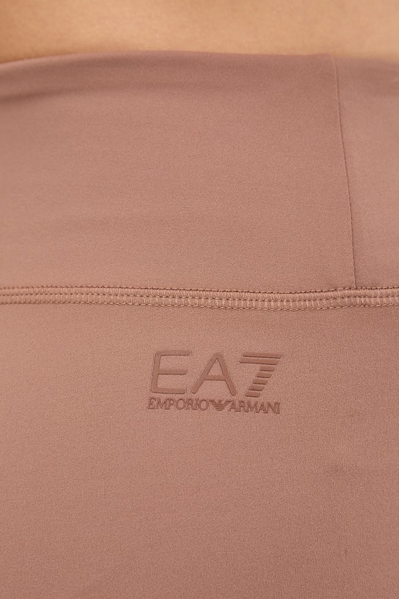 EA7 Emporio Armani pantaloni scurți sport pentru femei AF21585.7W000925 maro
