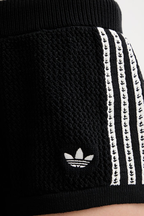 adidas Originals šortky dámske Crochet čierna KC6478
