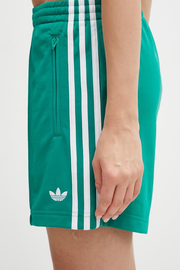 adidas Originals pantaloni scurți de trening pentru femei verde KD3668