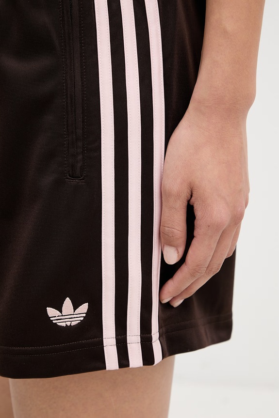 adidas Originals teplákové šortky dámske hnedá KD3672