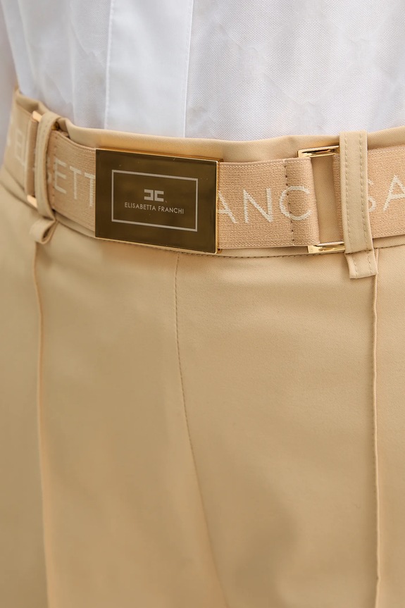 Шорти Elisabetta Franchi бежевий SH00861E2