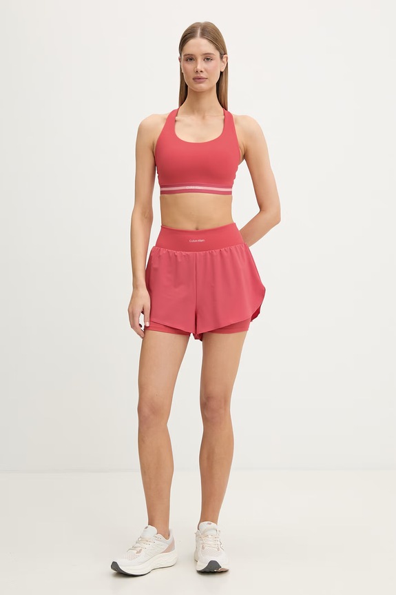 Calvin Klein Performance športové šortky dámske LVGWS6S802 ružová SS26