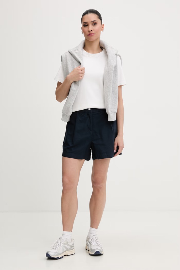 Helly Hansen šortky dámske bavlnené SORRENTO 54609 tmavomodrá SS26