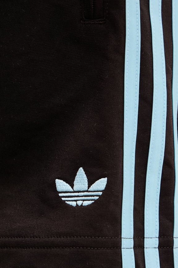 adidas Originals szorty dresowe damskie brązowy KQ6521