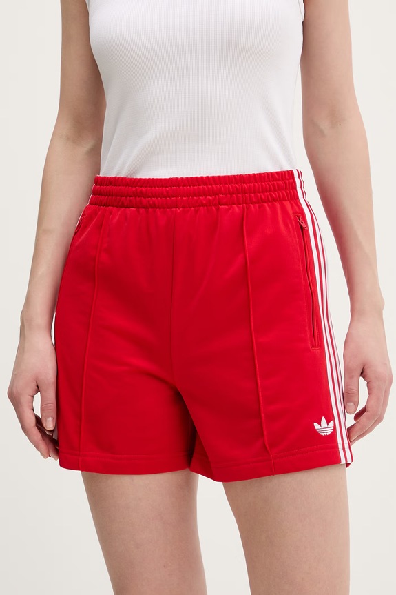 Σορτς adidas Originals απλικέ κόκκινο KT4656