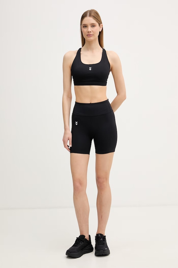Hummel szorty sportowe damskie 230086 czarny SS26