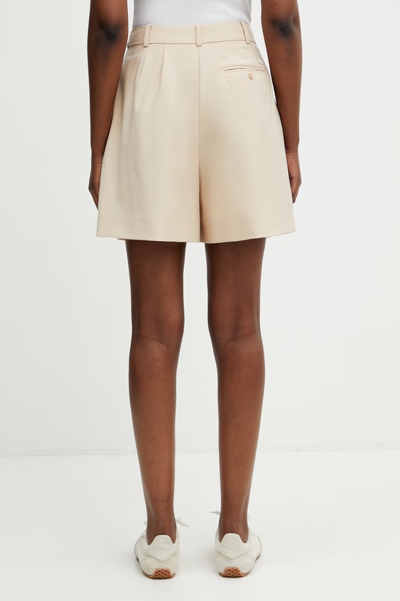 Clothing Lacoste shorts with wool Women's FF0243 beige