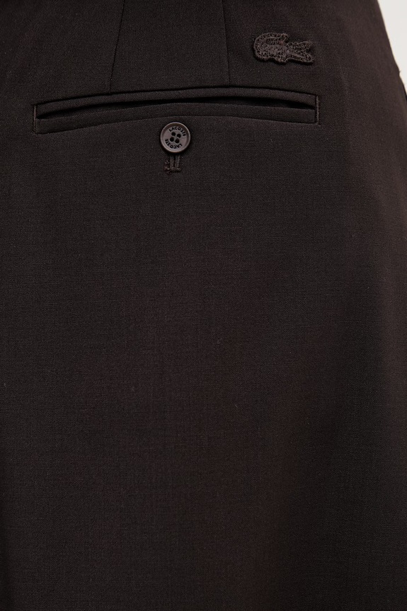 Lacoste Pantaloni scurți femei cu lână FF0243 maro