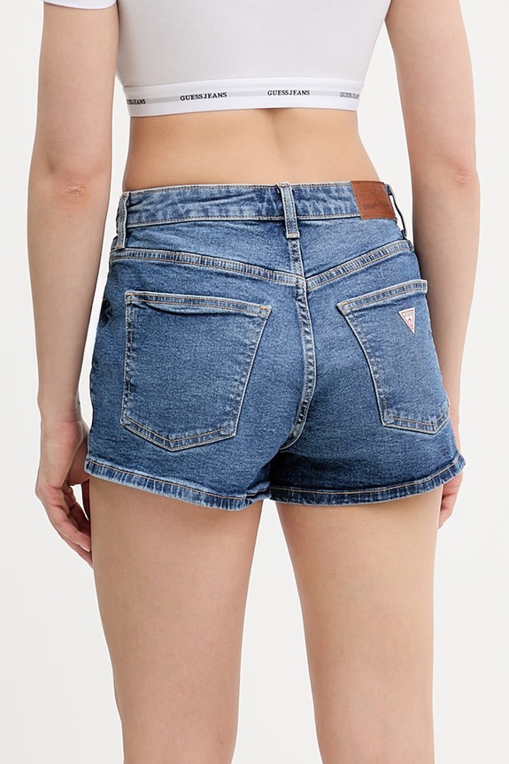 Oblečenie Dámske rifľové šortky Guess Jeans W5YD0Y.D5R11 modrá