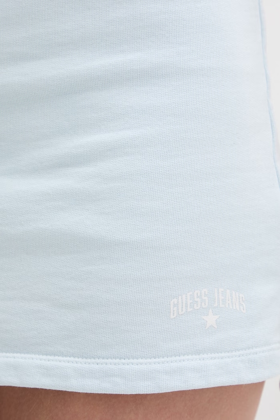 Guess Jeans culottes dámske bavlnené modrá W6GDG4.K68I4