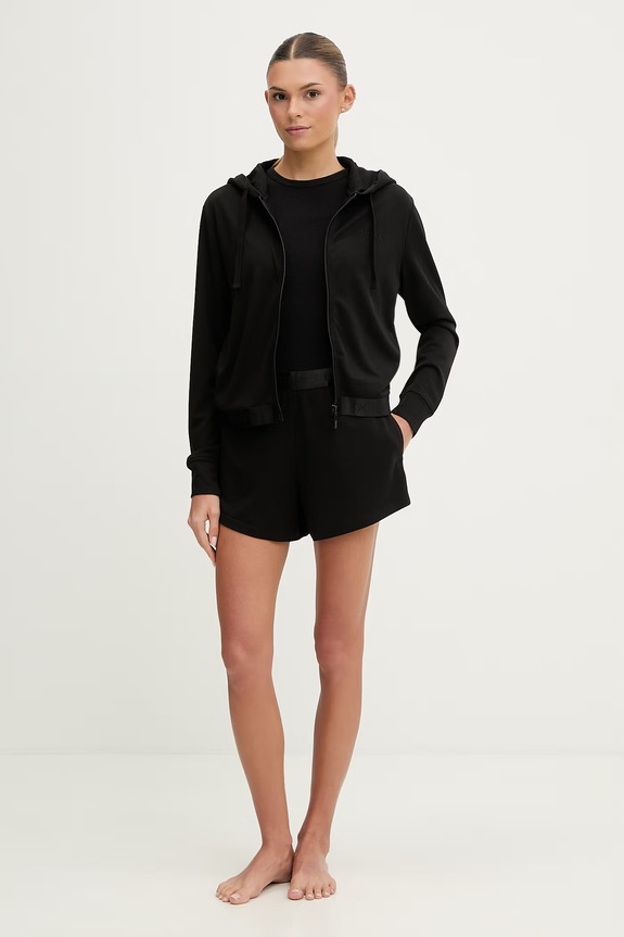 Guess teplákové šortky dámske JUNIE O6GD02.KCQP2 čierna SS26