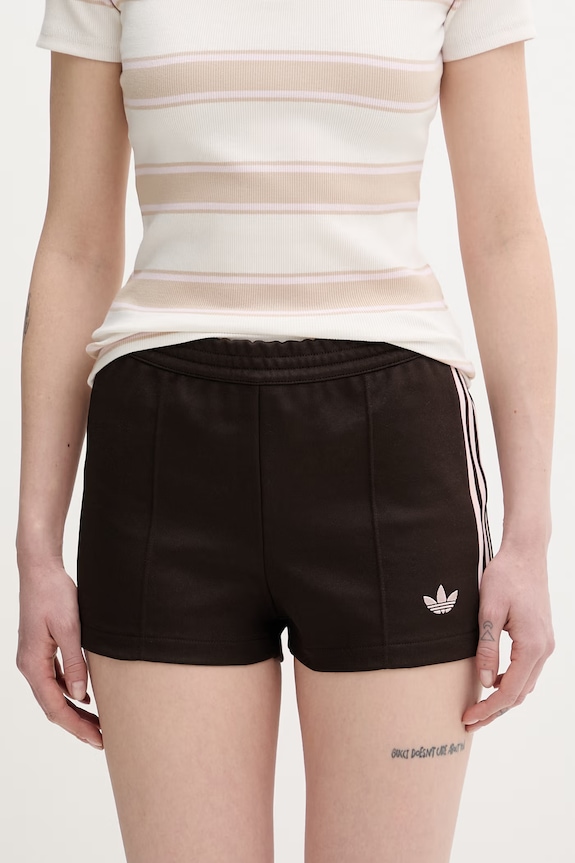 adidas Originals szorty damskie brązowy KC6859