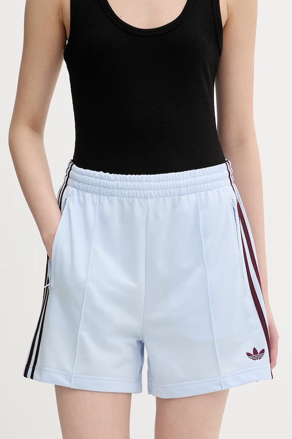 Adidas Originals pantaloni scurți de trening pentru femei albastru KD3670