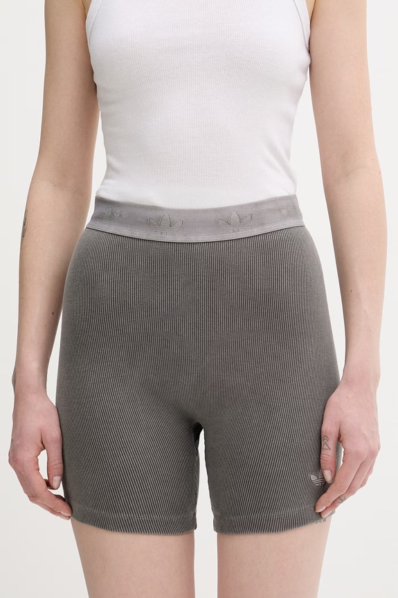 adidas Originals biciklističke za žene od pamuka s elastanom siva KE3227