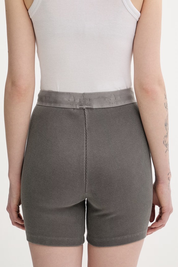 Odjeća adidas Originals biciklističke za žene od pamuka s elastanom KE3227 siva