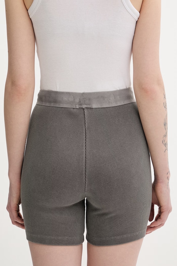 Odjeća adidas Originals biciklističke za žene od pamuka s elastanom KE3227 siva