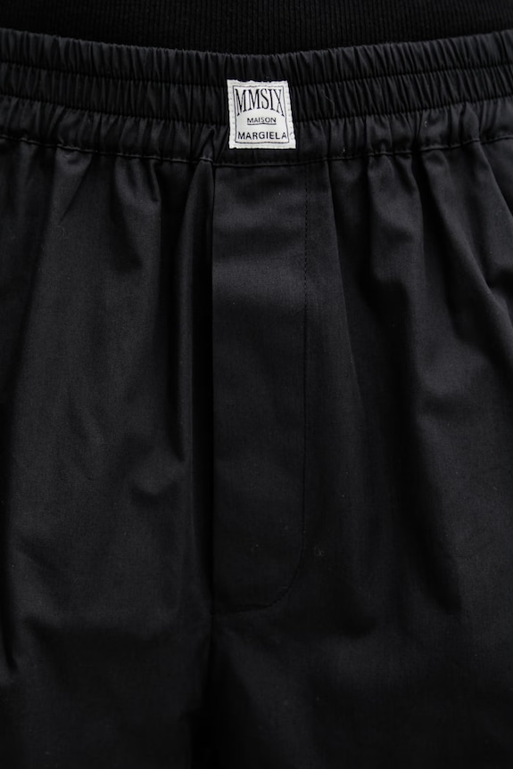 MM6 Maison Margiela σορτς Γυναικεία βαμβάκι μαύρο S52MU0135.M35480.899