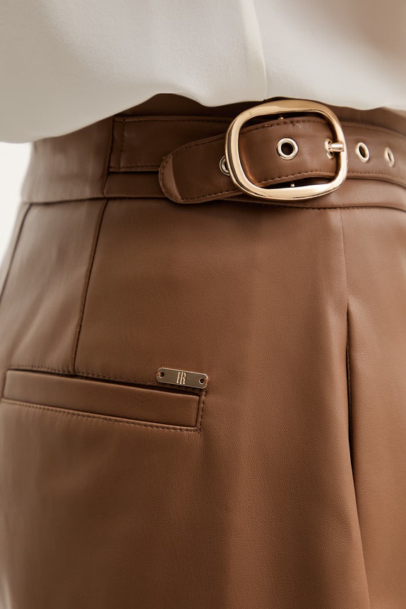 Fracomina pantaloni scurți maro FR26SV6011P41101
