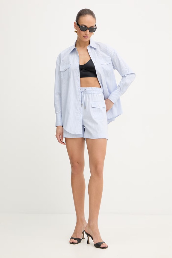 Σορτς Fracomina FS26SV6004W520N8 μπλε SS26