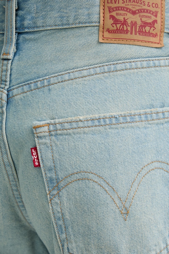 Τζιν σορτς Levi's MIDDY JORT 005LV.0001 μπλε