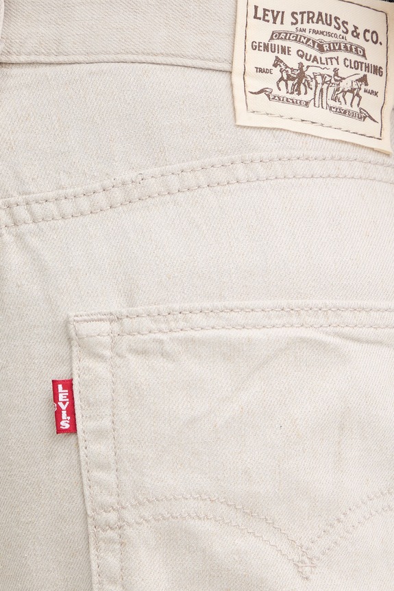 Levi's šortky dámske ľanové SUPER BAGGY LONG sivá 008DW
