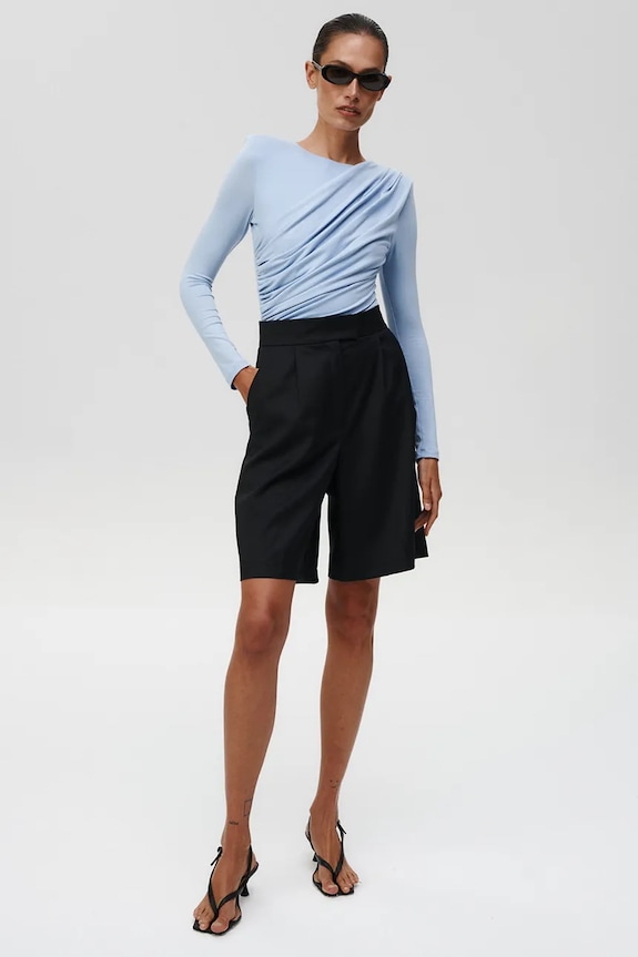 Undress Code gyapjú rövidnadrág Atacama Shorts fekete 1234UC