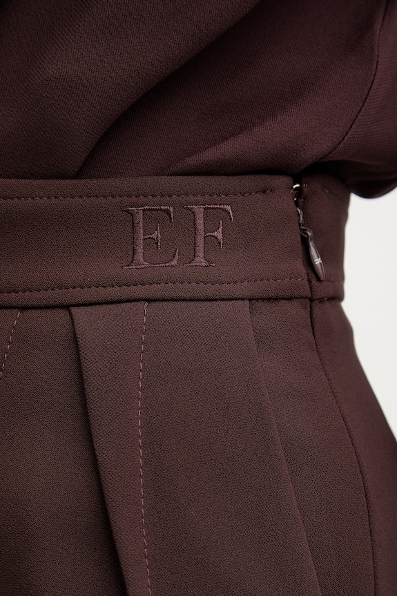 Elisabetta Franchi σορτς κομψά γυναικεία SH01062E2 καφέ