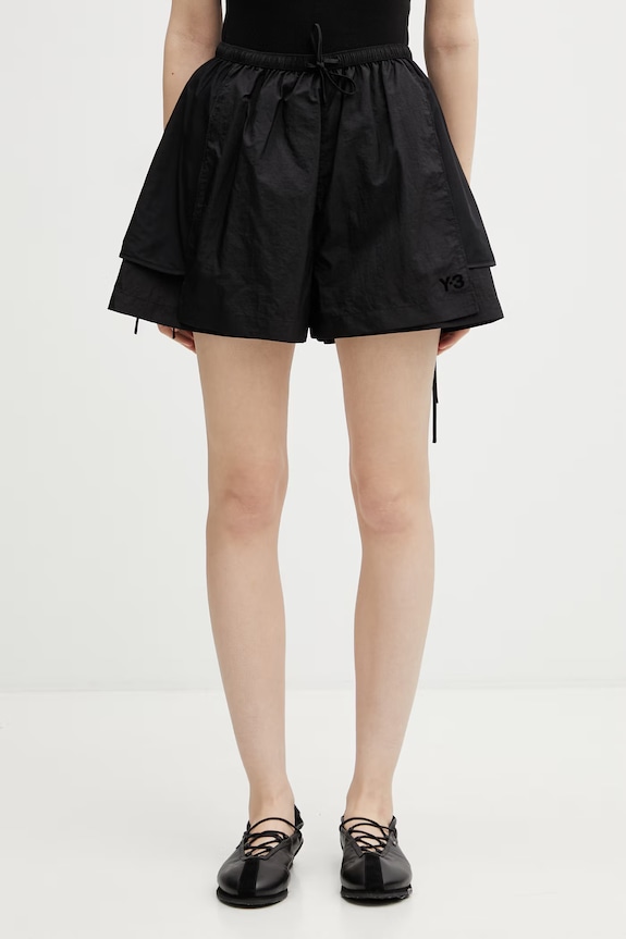 Y-3 W MESH SHORTS pantaloni scurți pentru femei negru KF1114