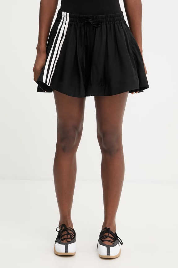 Y-3 W TENNIS SHORTS шорты из вискозы для женщин чёрный KG3565