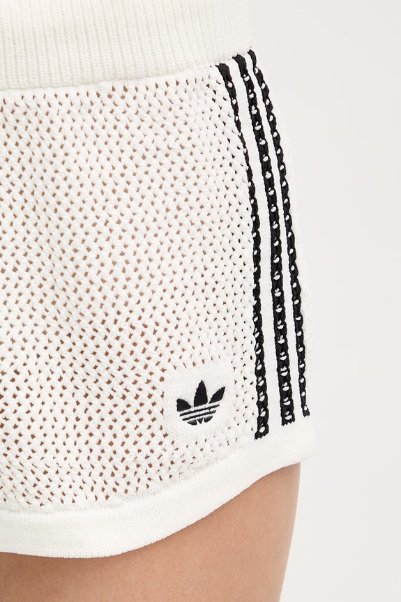 adidas Originals CROCHET šortky dámske béžová KC6477